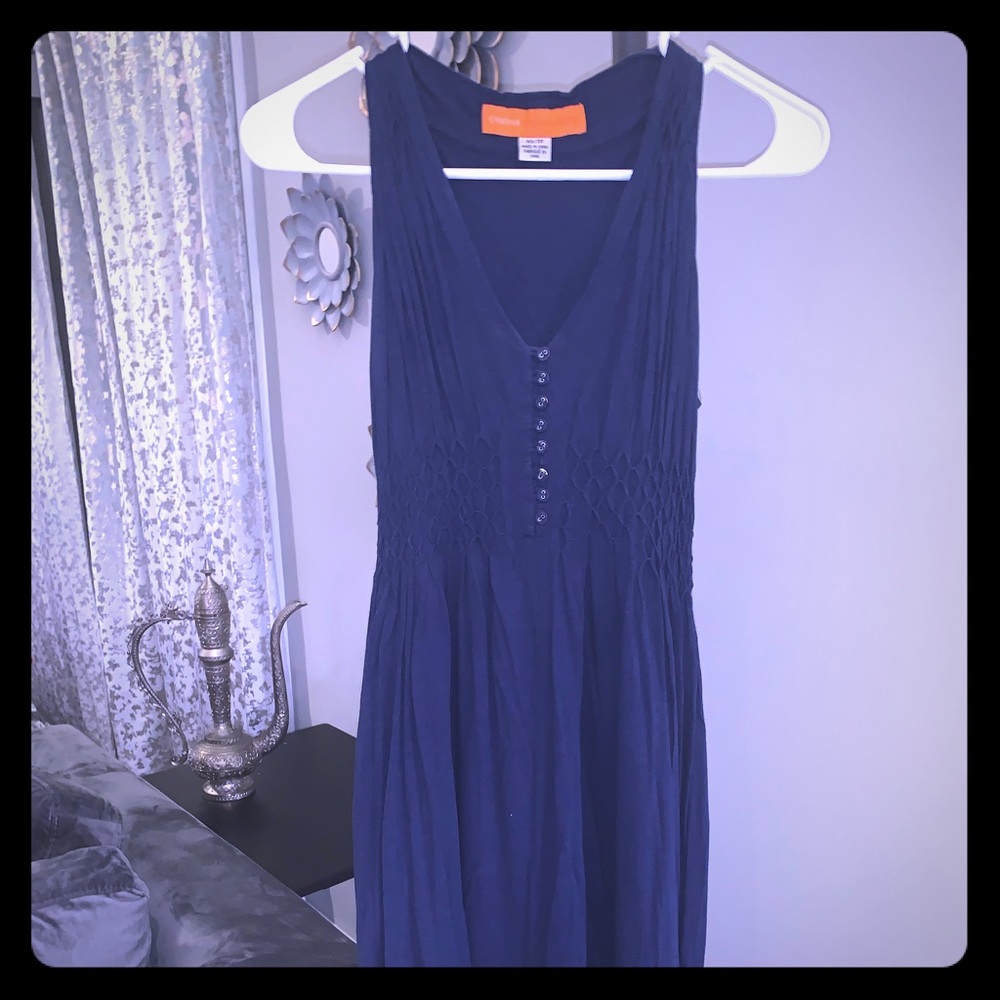Cynthia Steffe Casual Navy Blue Dress